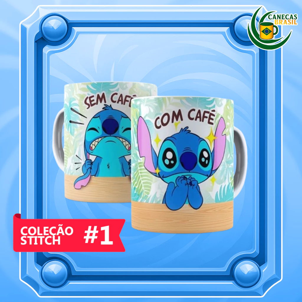 Caneca Personalizada Stitch - Coleção 2